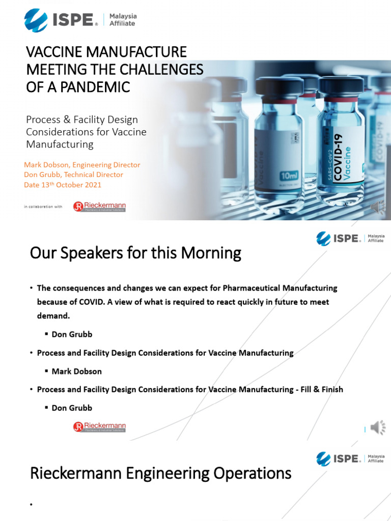 Vaccine Manufacturing Design Insights | PDF | Vaccines | Virus