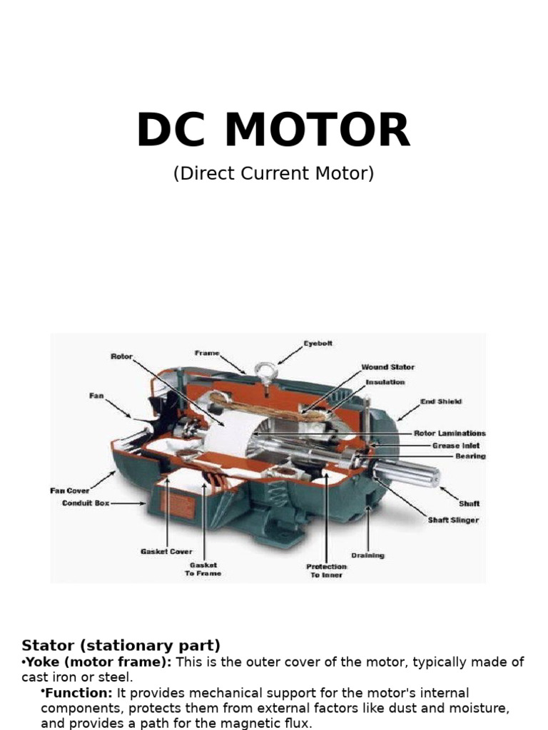 Types and Components of DC Motors | PDF | Electric Motor | Electrical ...