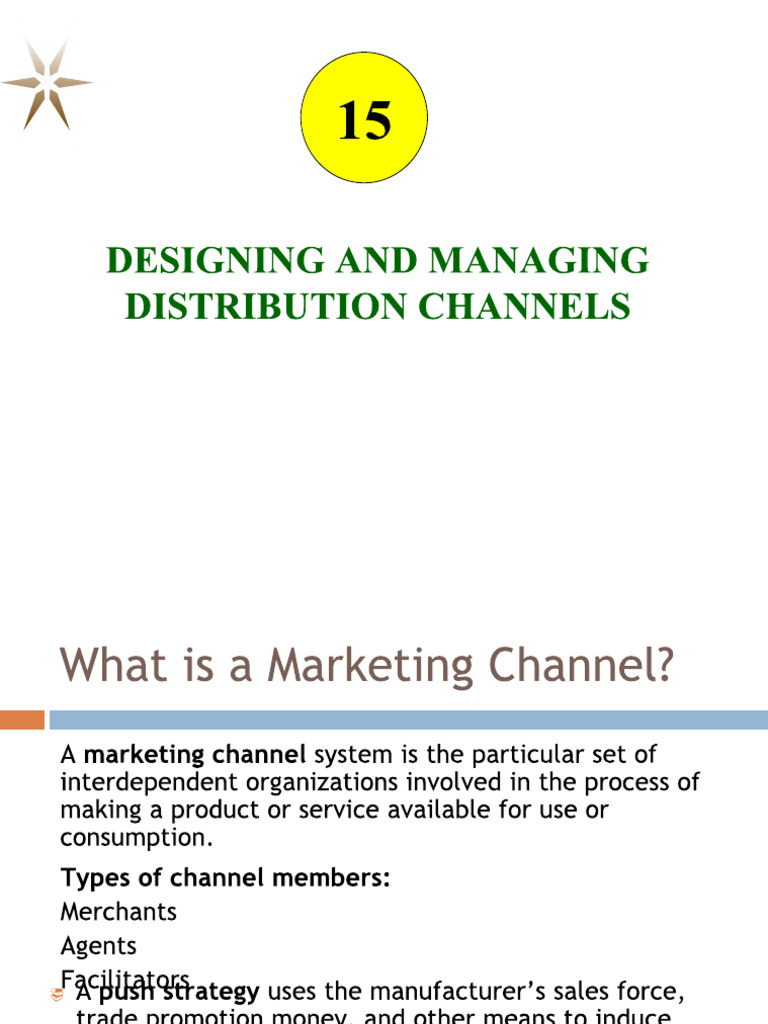 MM1-Ch15-Designing & Managing Distribution Channels | PDF