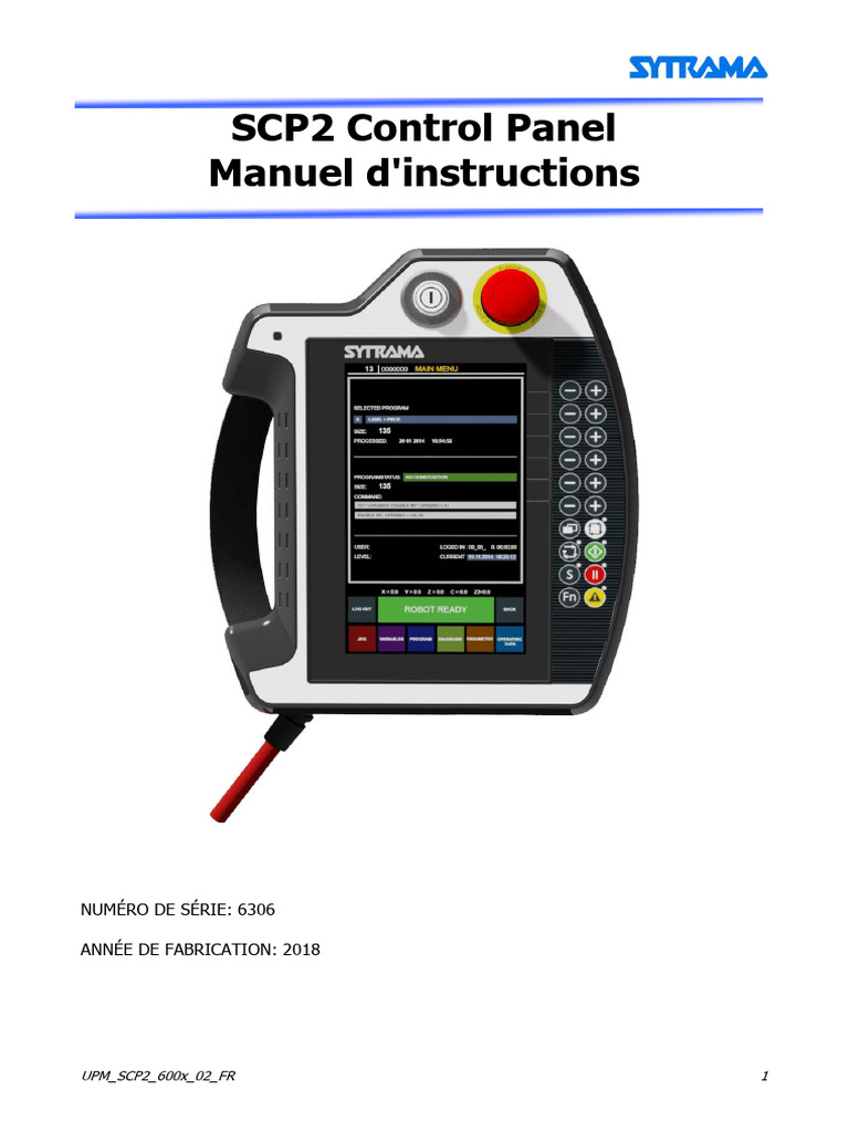 Manuel d'instructions SCP2 Control Panel | PDF | Programme informatique ...