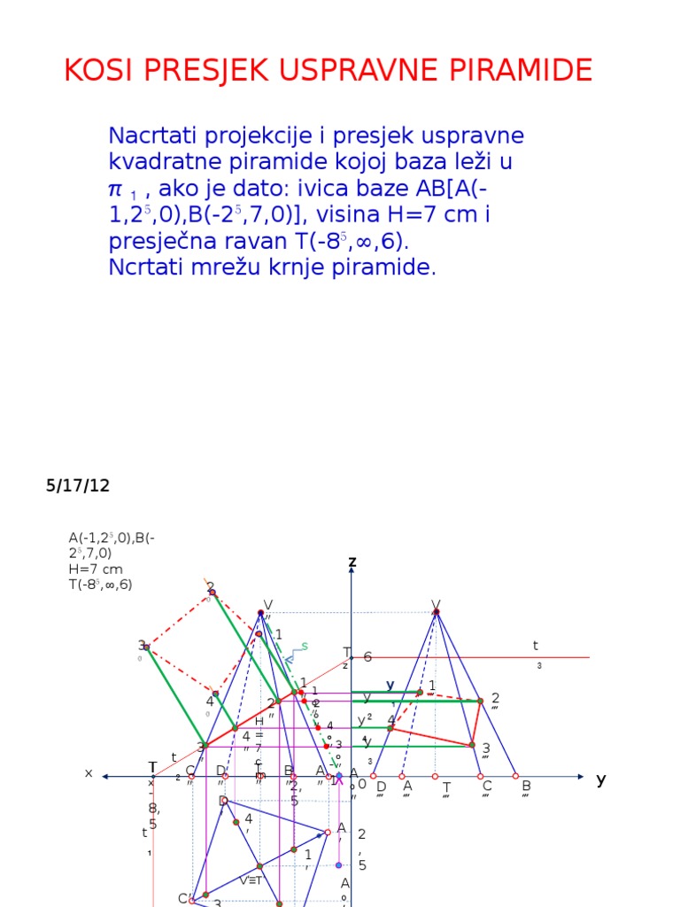 Presjek Piramide | PDF