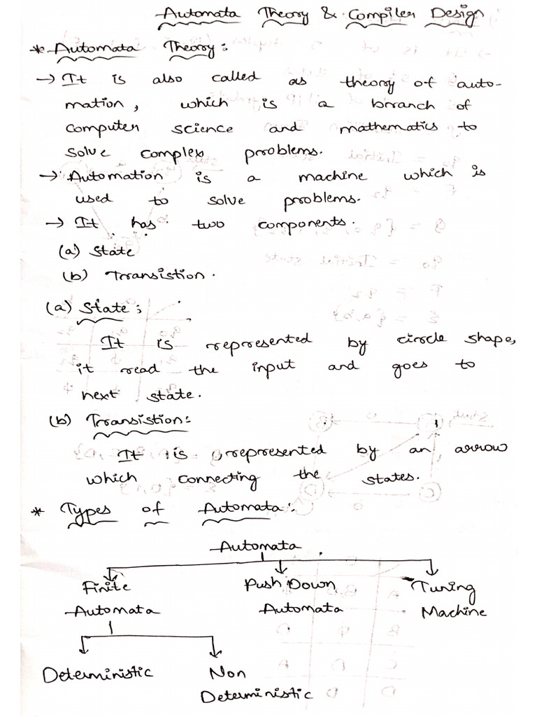 Atcd Mid - 1 Notes | PDF
