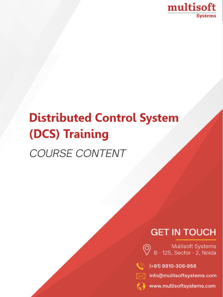 DCS Training & Certification Course | PDF | Scada | Computer Science
