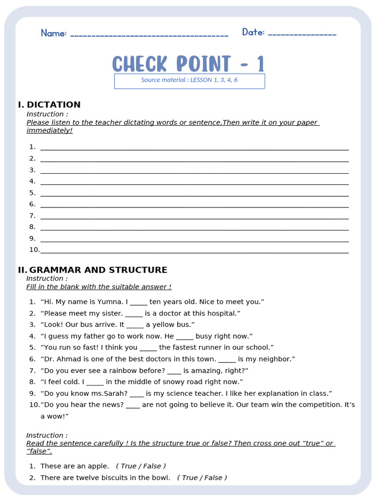 Dictation and Grammar Exercises | PDF | Chess Openings | Chess