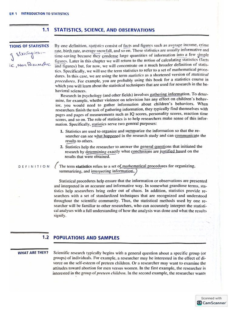 Advanced Data Analysis Chapter 1 | PDF