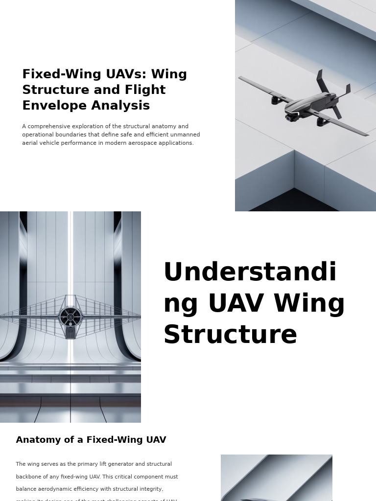 UAV Wing Structure and Flight Analysis | PDF | Empennage | Lift (Force)