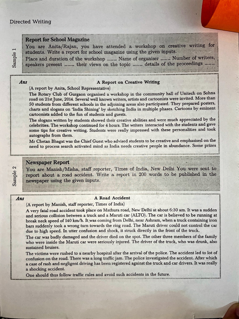 Directed Writing | PDF