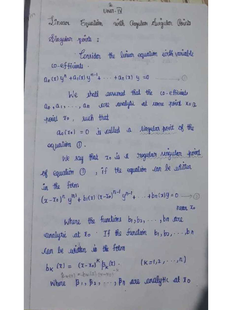 Ode Unit 4 | PDF