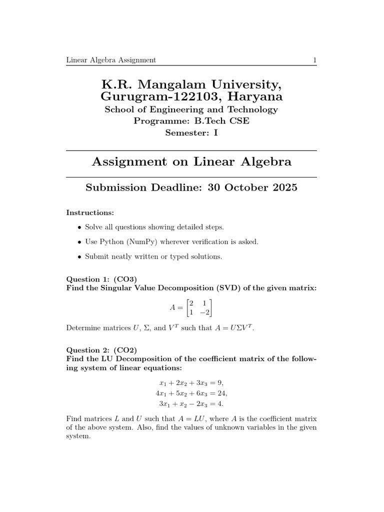 Assignment 1 Class | PDF