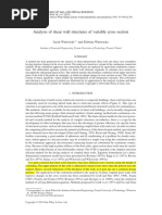 Core Wall System Analysis Example | PDF