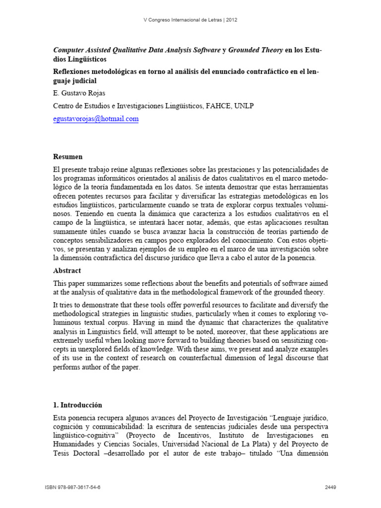2012 - Computer Assisted Qualitative Data Analysis Software y Grounded ...