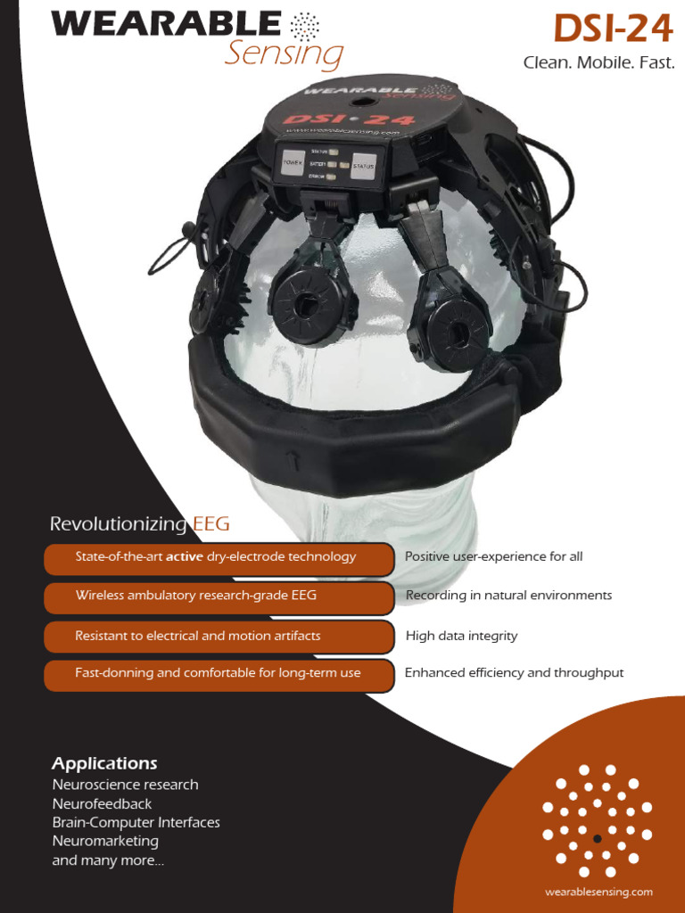 DSI-24: Advanced Wireless EEG System | PDF | Electroencephalography