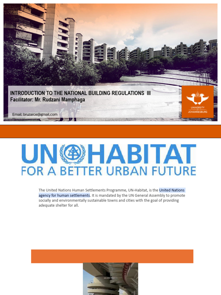 National Building Regulations Overview | PDF | Zoning | United Nations ...