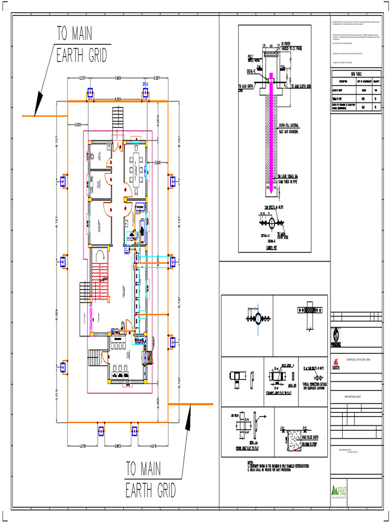 MCR Earthing Layout for Solar Plant | PDF | Electricity | Power Engineering