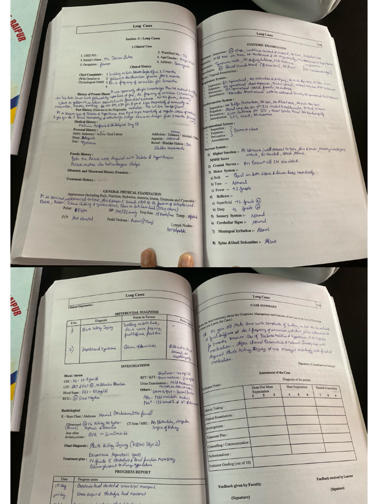 Med Long Case) | PDF