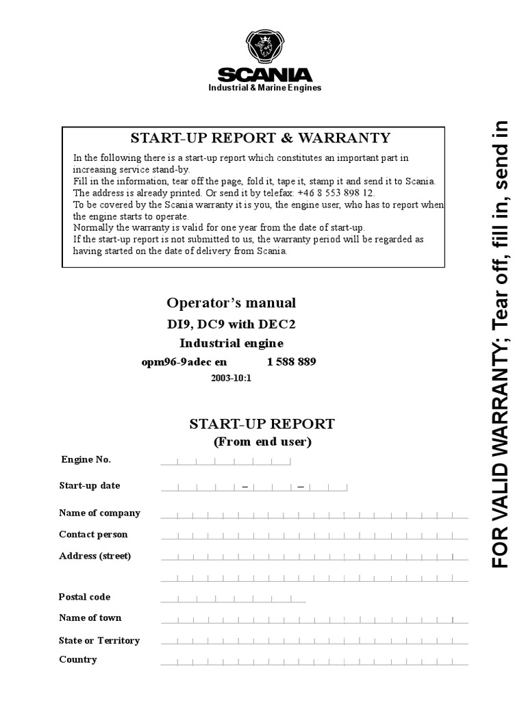 Sca 9ltr | PDF | Fuel Injection | Engines