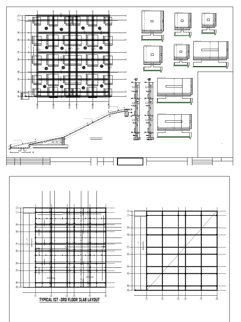 Beam and Slab Layout Details | PDF