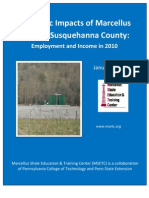 Economic Impacts in Susquehanna County 2010