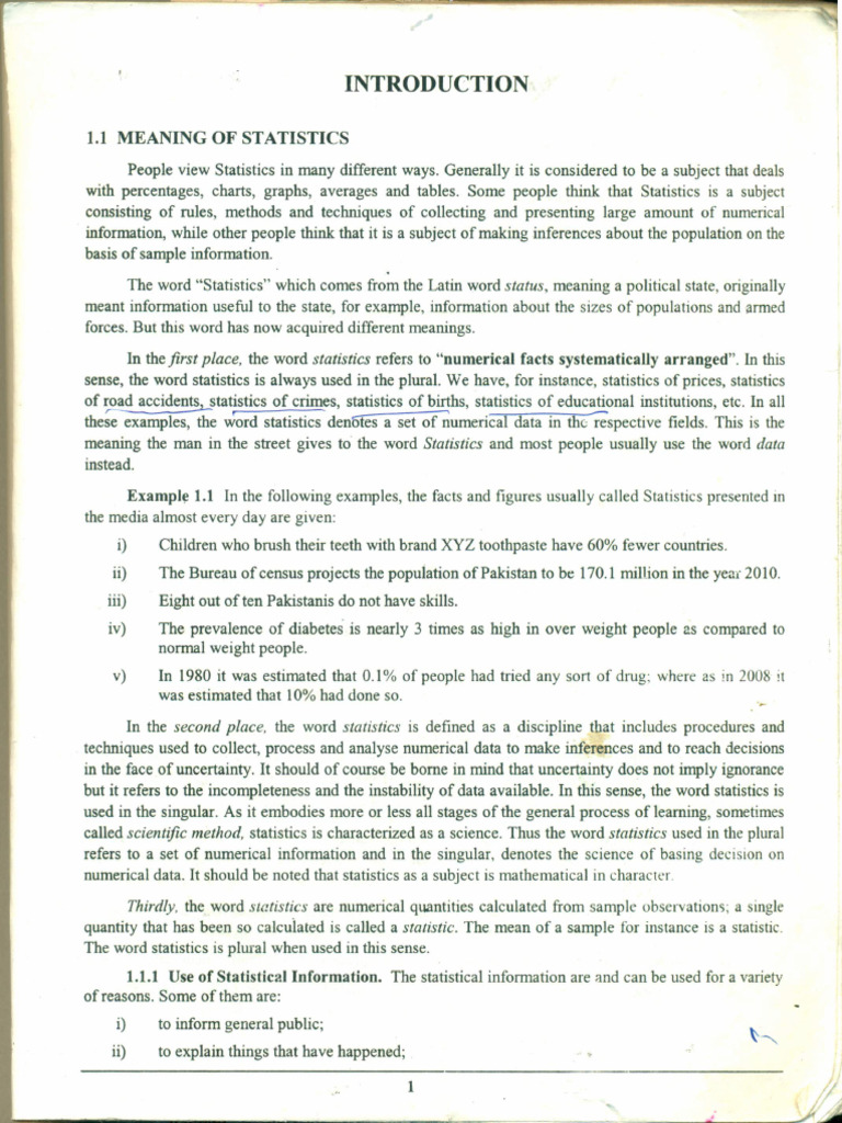 Chapter # 01 Sher Muhammad Chaudary | PDF