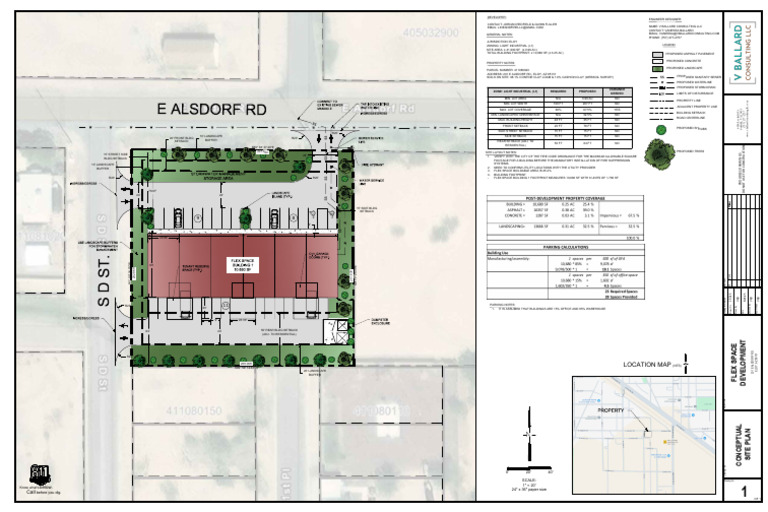 25-048 201 E Alsdorf Rd. Conceptual Plan-4.0 Site Plan | PDF | Civil ...