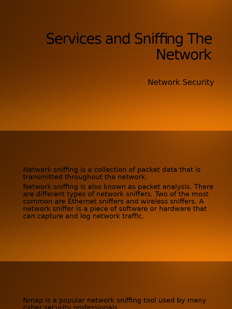 Network Sniffing and Nmap Guide | PDF | Port (Computer Networking ...