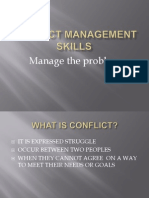 Manage Conflict with Problem Solving Skills