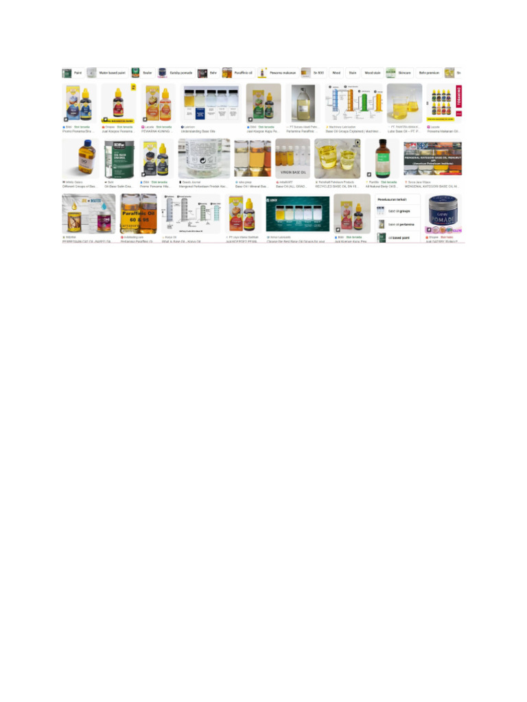 Oil Base Sample | PDF