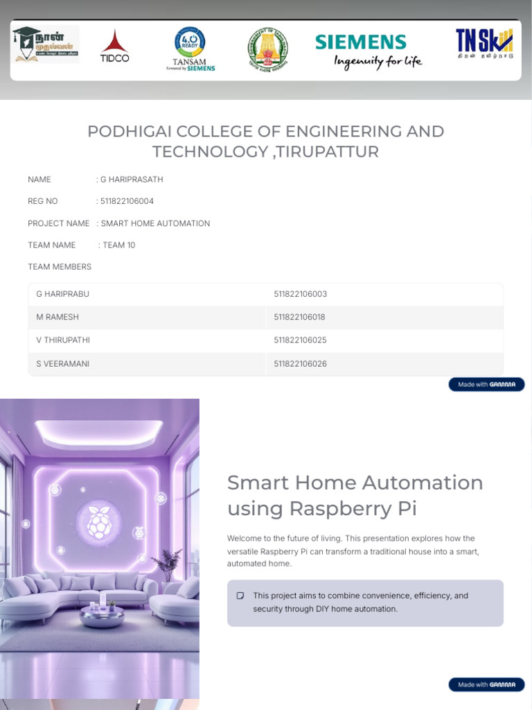 Smart Home Automation with Raspberry Pi | PDF | Automation | Home ...