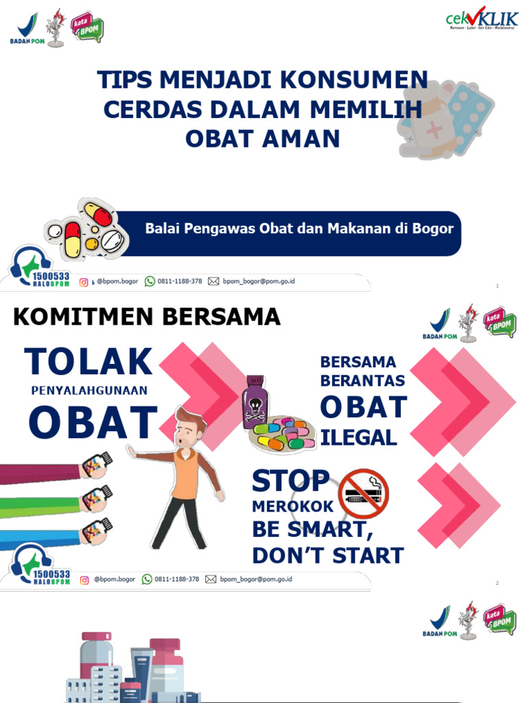 Materi KIE Obat Aman - 160724 | PDF