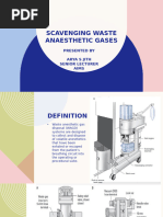 Scavenging Systems for Anesthetic Gases | PDF | Anesthesia | Nitrous Oxide