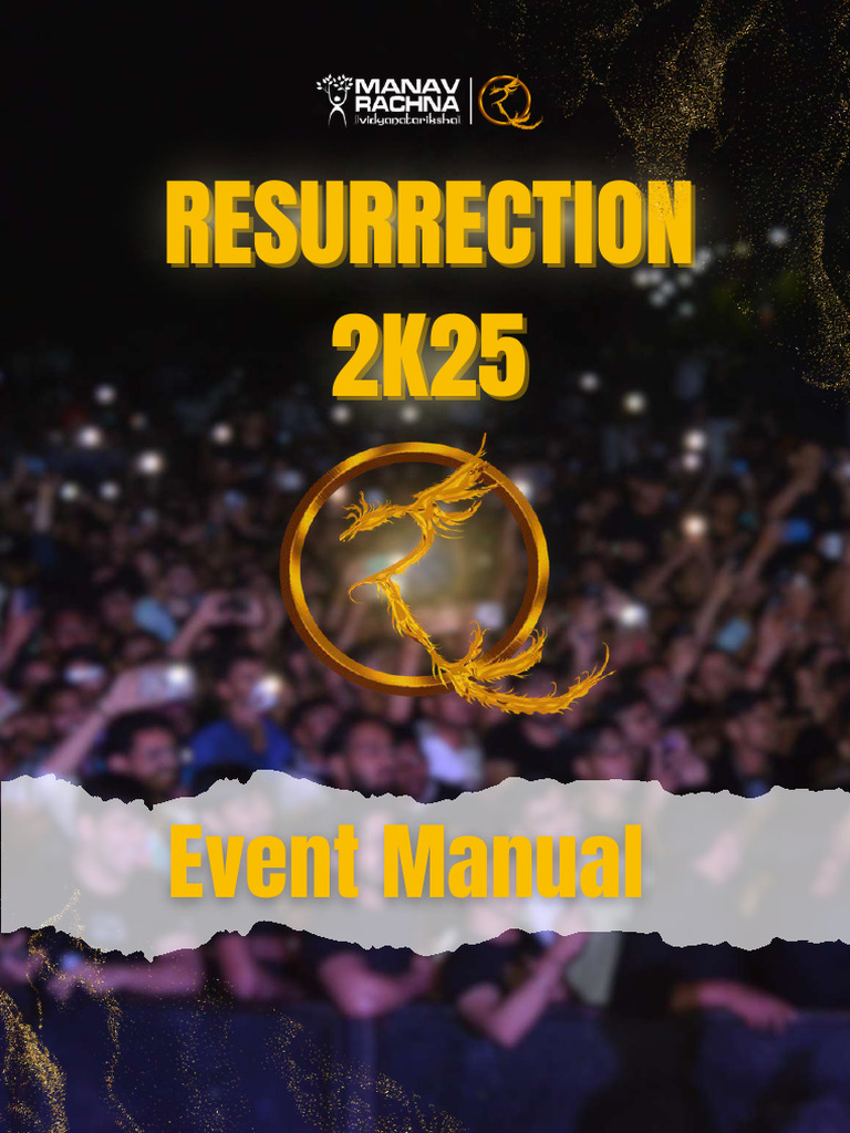 Resurrection 2K25 Event Manual | PDF | Paintings | Dances