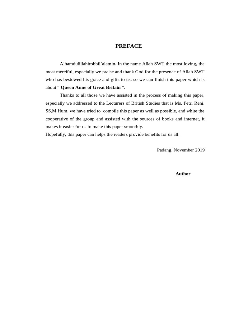 PREFACE Nawa British | PDF