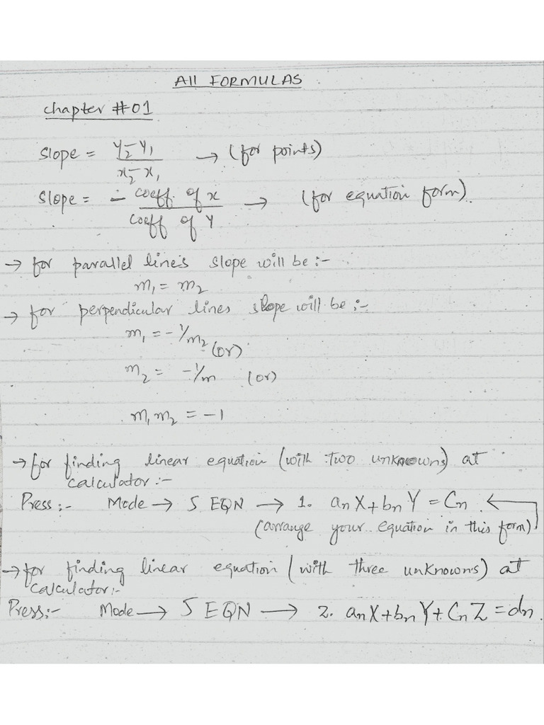 All Formulas. | PDF