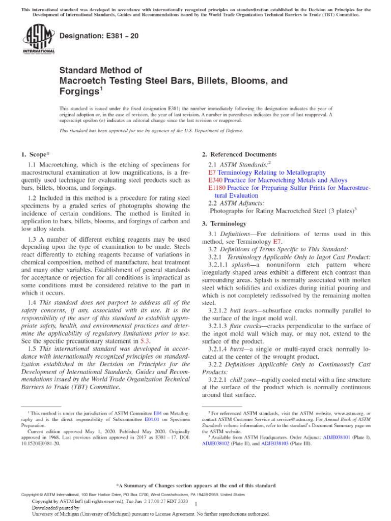 Astm E381 2020 - Toaz - Info | PDF