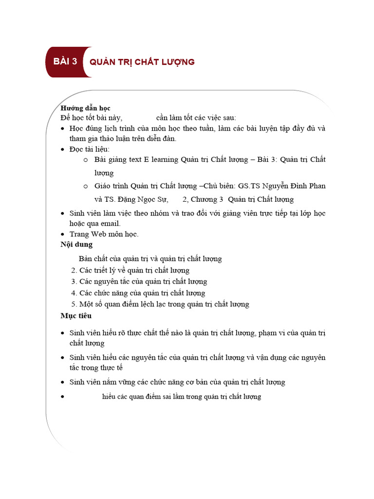 Chuong 3 | PDF