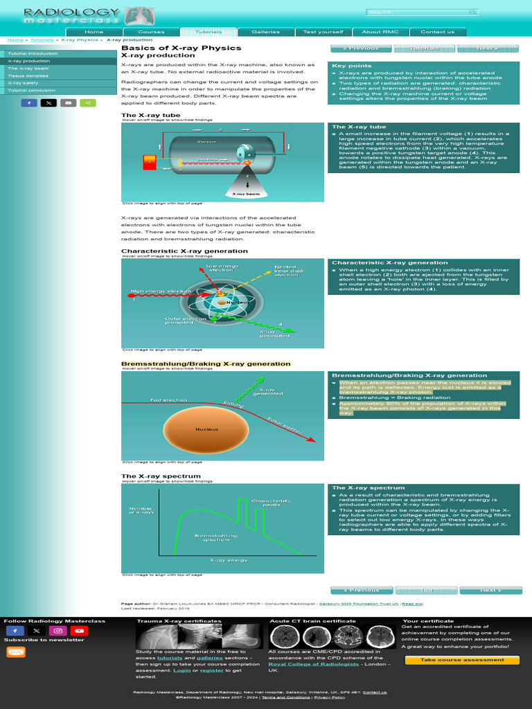 Basics of X-ray Physics Explained | PDF | X Ray | Vacuum Tube