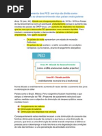 Endividamento Dos PED
