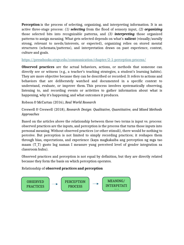 Angelo Observed Practices | PDF