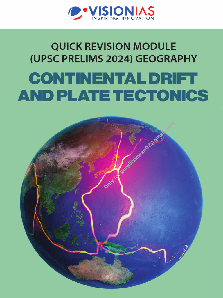 Continental Drift & Plate Tectonics Guide | PDF | Plate Tectonics | Geology