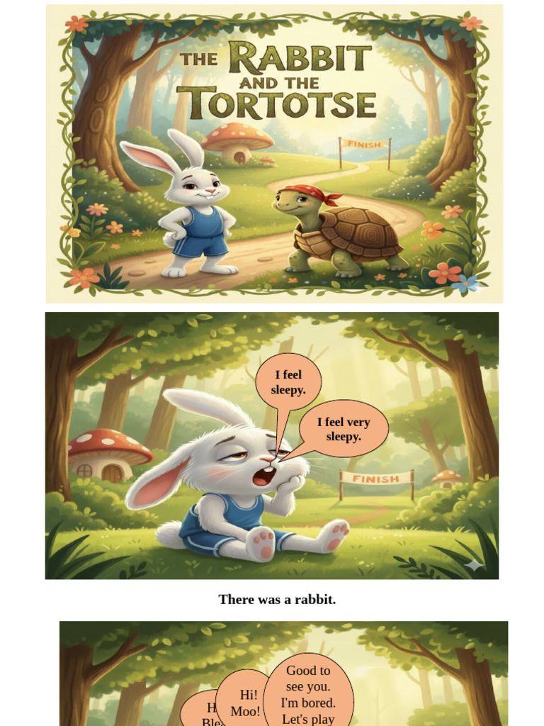 Tortoise and Rabbit Race Story | PDF