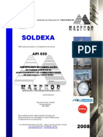 Informe Tecnico de Tanque Diesel 1600 Galones SOLDEXA