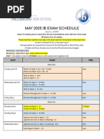IB Exam Schedule for May 2026 | PDF | Student Assessment And Evaluation ...