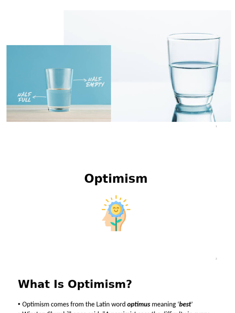 Understanding Optimism: Types & Effects | PDF | Optimism | Psychology