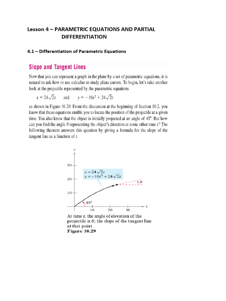 Math 1e Lesson 4.1 | PDF