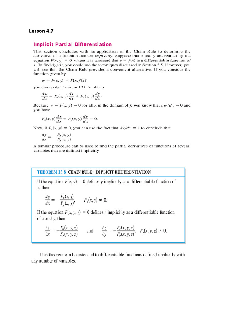 Math 1e Lesson 4.7 | PDF