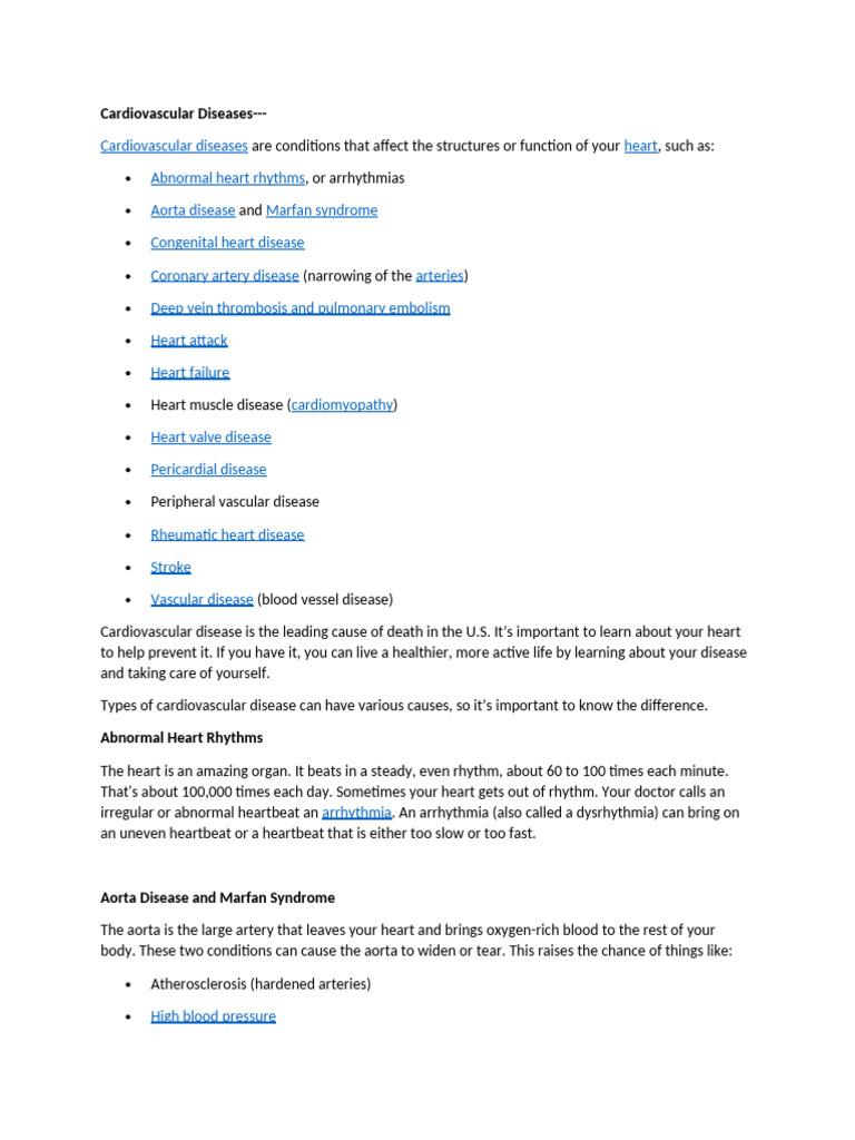Understanding Cardiovascular Diseases | PDF | Heart | Blood Vessel