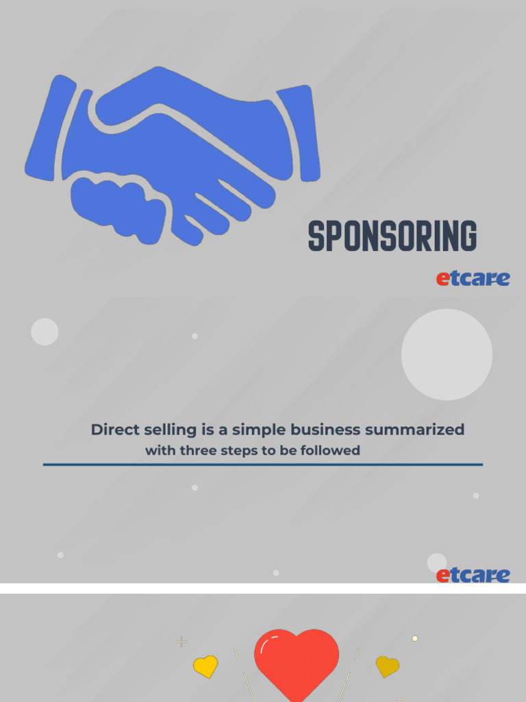 Effective Sponsorship in Direct Selling | PDF | Mindset | Cognition