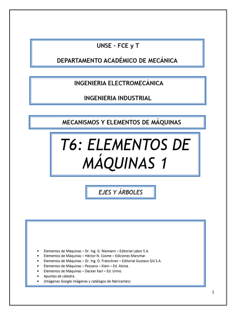 Ejes y Árboles en Elementos de Máquinas | PDF | Deformación (ingeniería ...