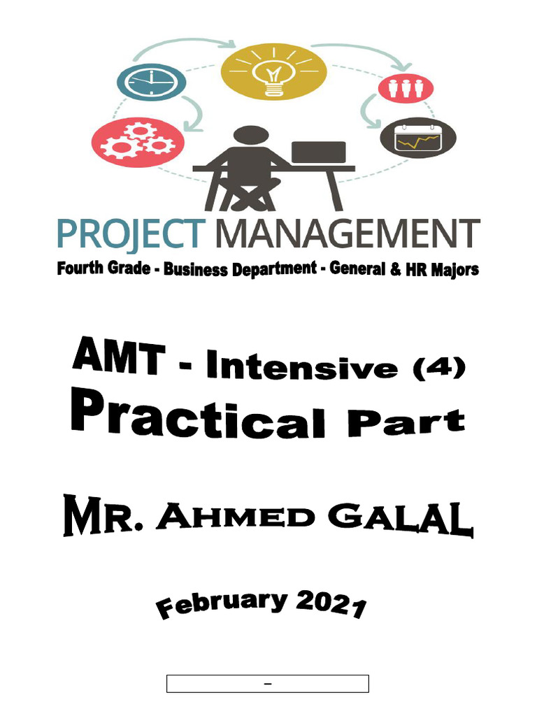Project Management - AMT - Intensive (4) - Practical Part | PDF ...