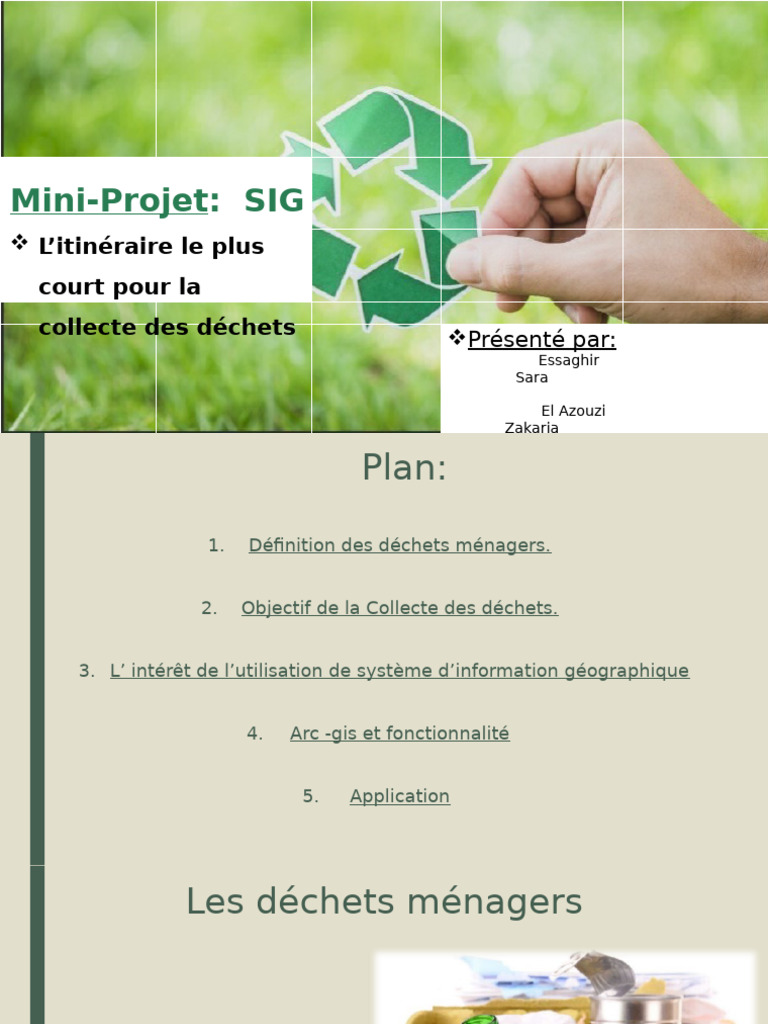 Itinéraire optimal pour la collecte des déchets | PDF | Système d ...